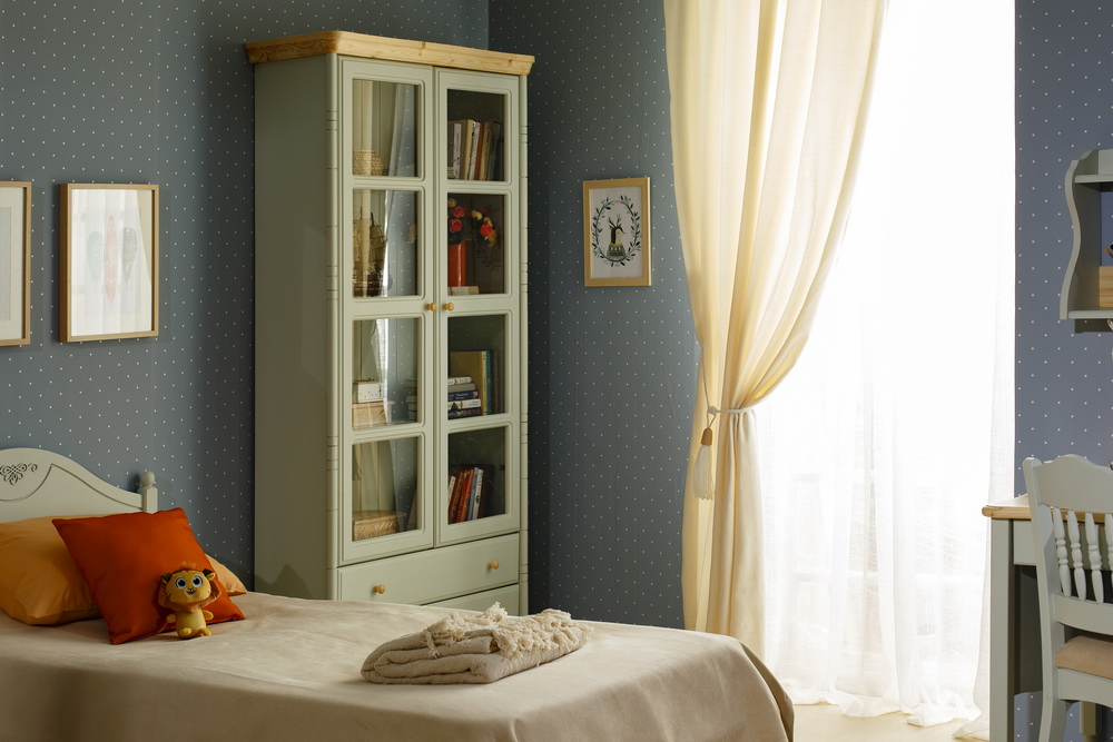 Шкаф книжный с ящиками Айно №3