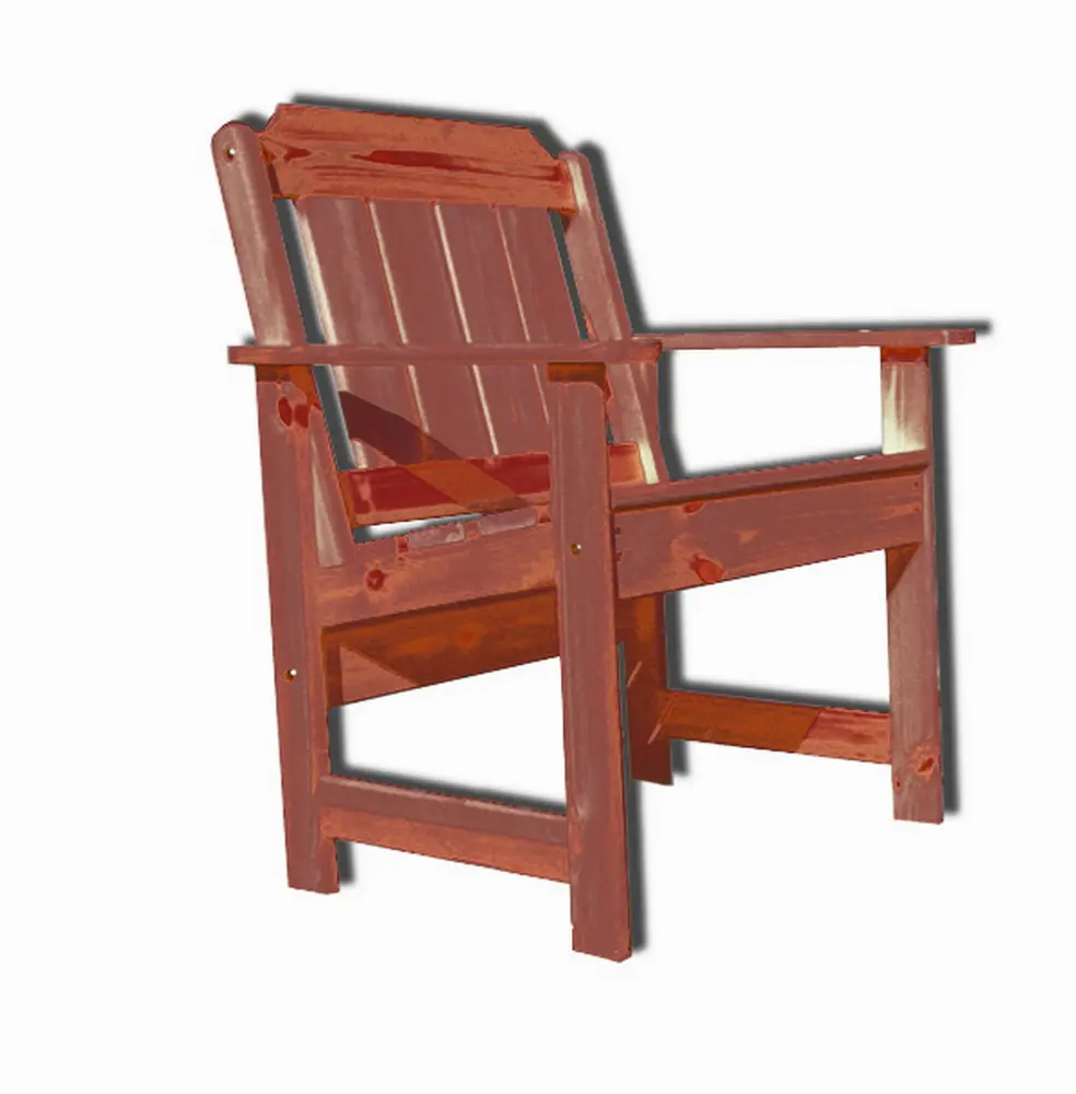 Кресло из массива сосны Ярви (дачное)