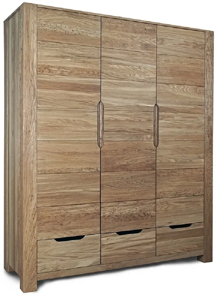 Шкаф 3 створчатый из дуба Рива 3-створчатый