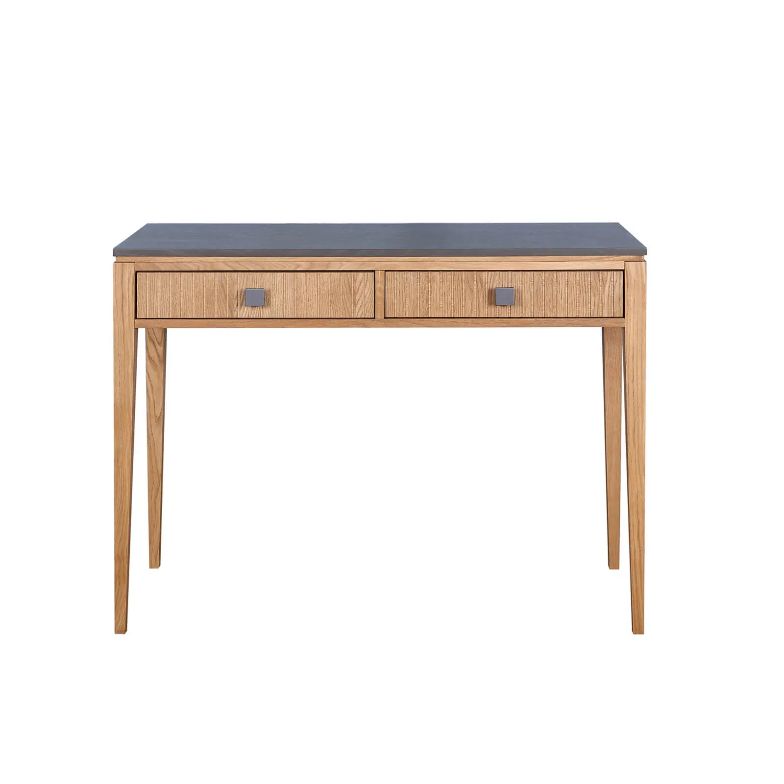 (9.1.2) Консоль с ящиками дуб "Фокстрот" 02В (дуб натуральный/бетон)