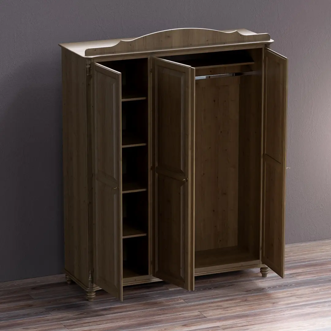 Шкаф Скандия 3 ств без ящиков 3.14.02