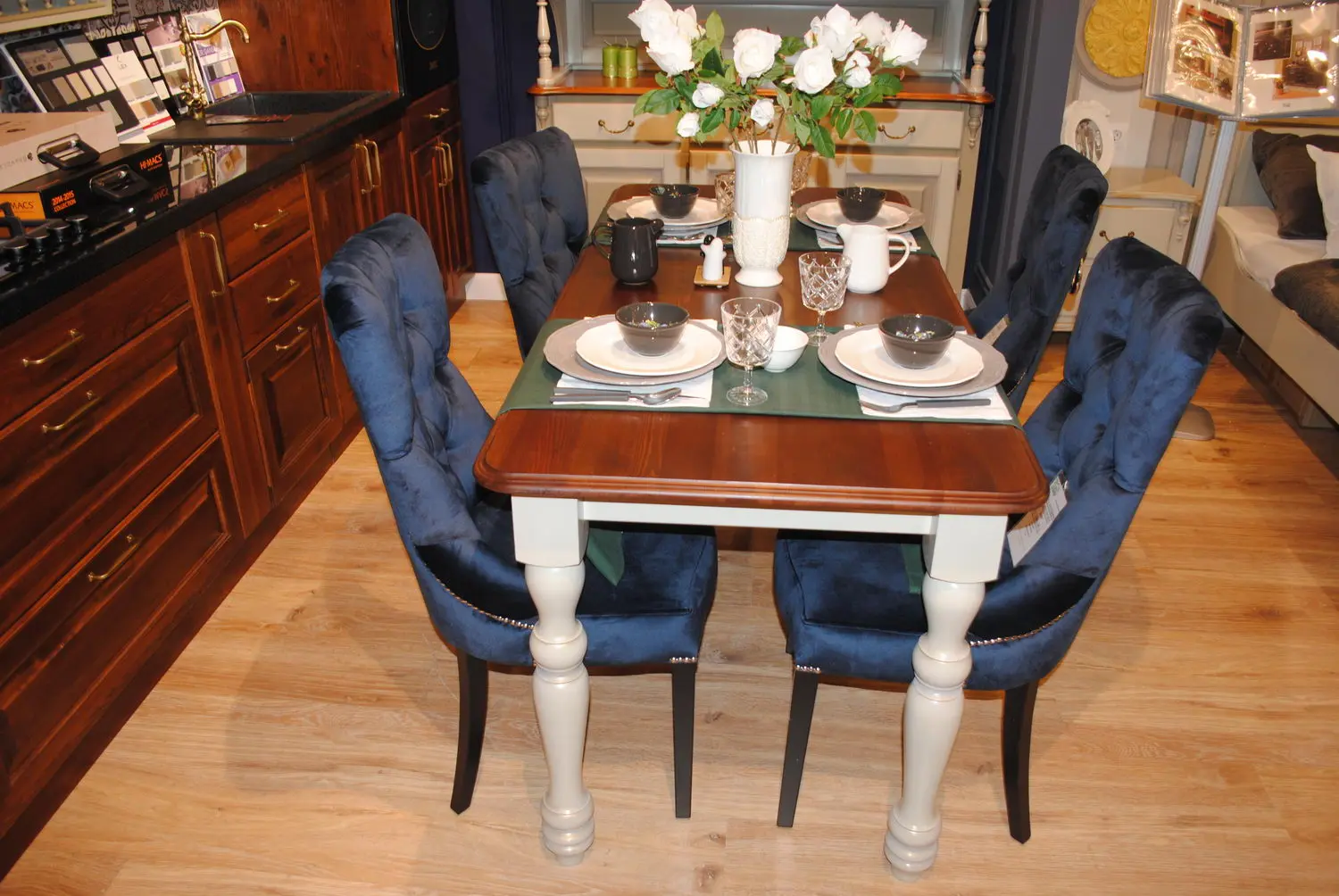 Стол массив сосны Скандия обеденный 1200 9.3.02