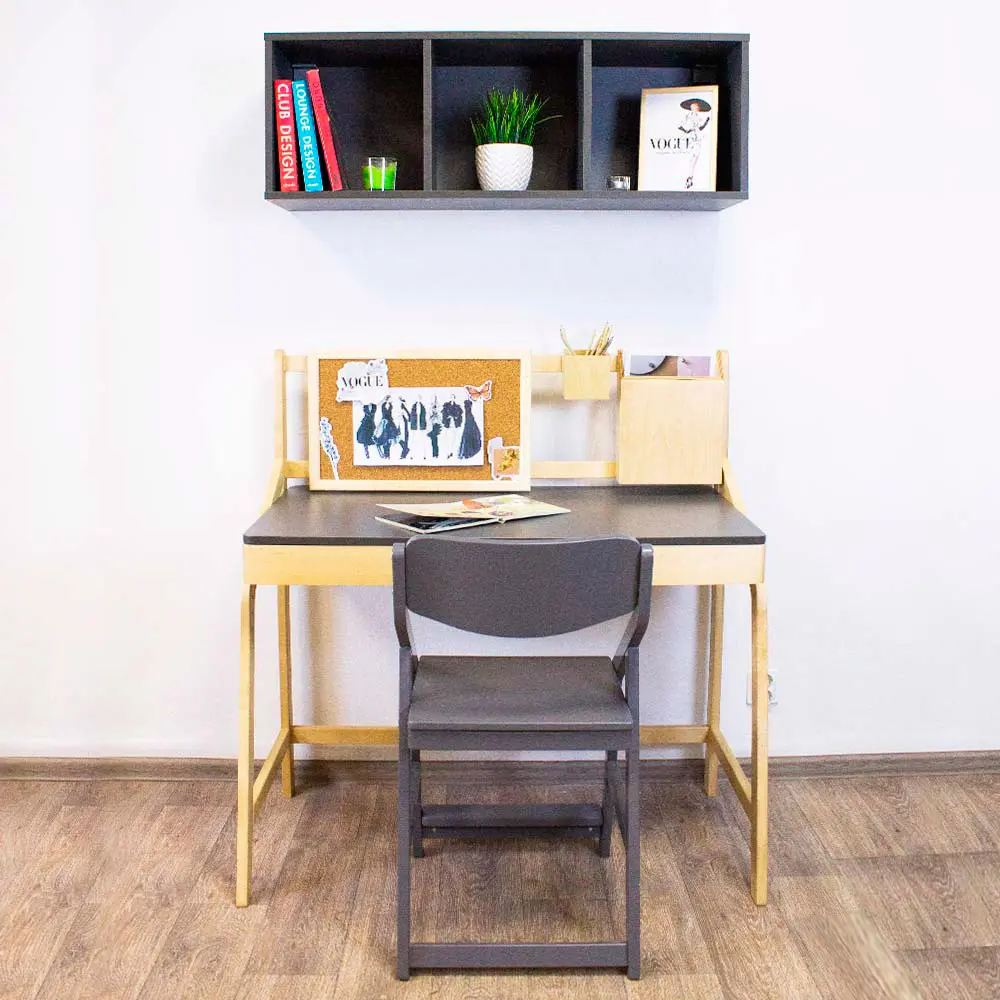 Стол массив Rabbit Wood UNO серый