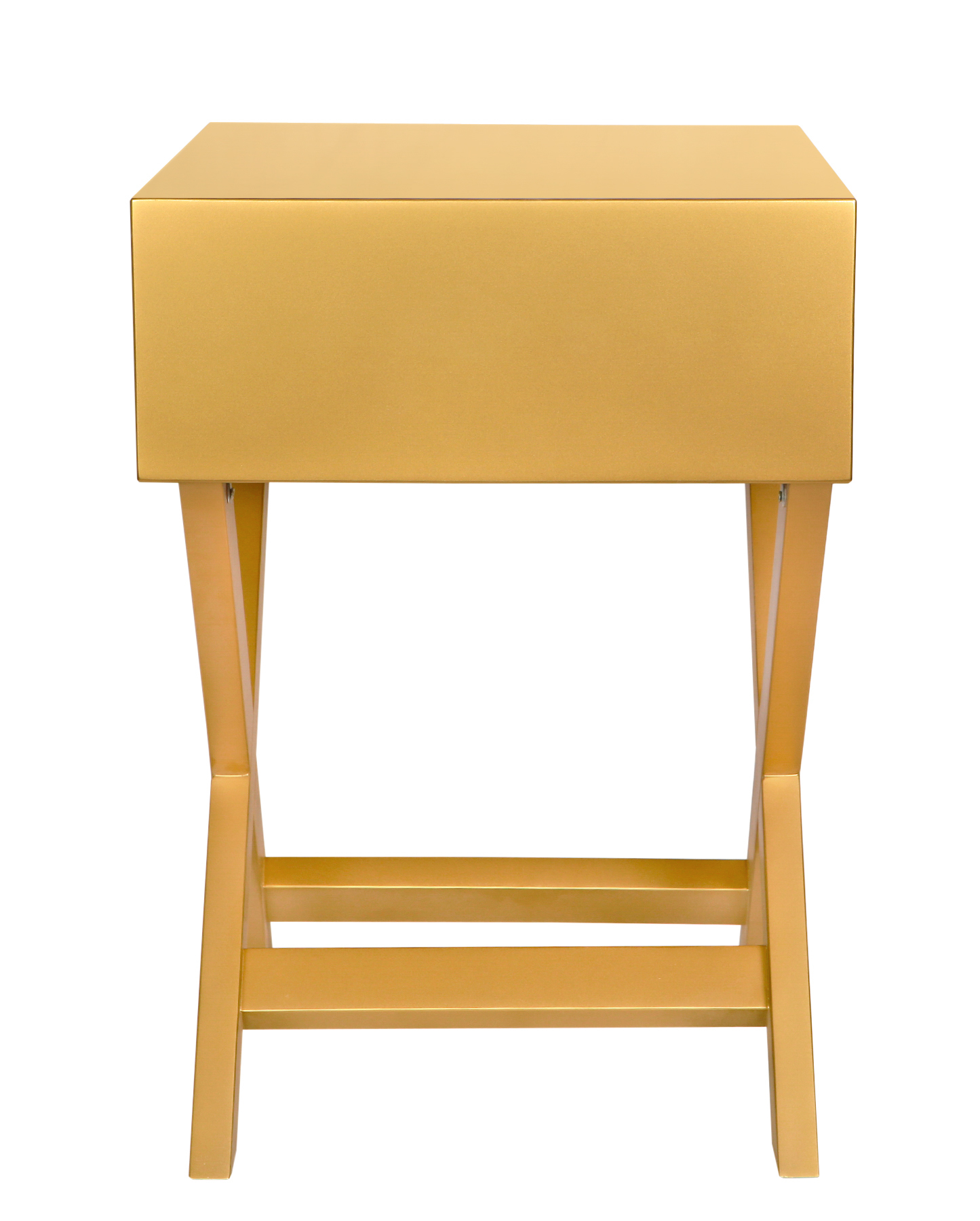 Тумба Лофтовая компактная тумба Tomas gold в цвете золото