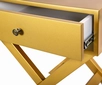 Тумба Лофтовая компактная тумба Tomas gold в цвете золото