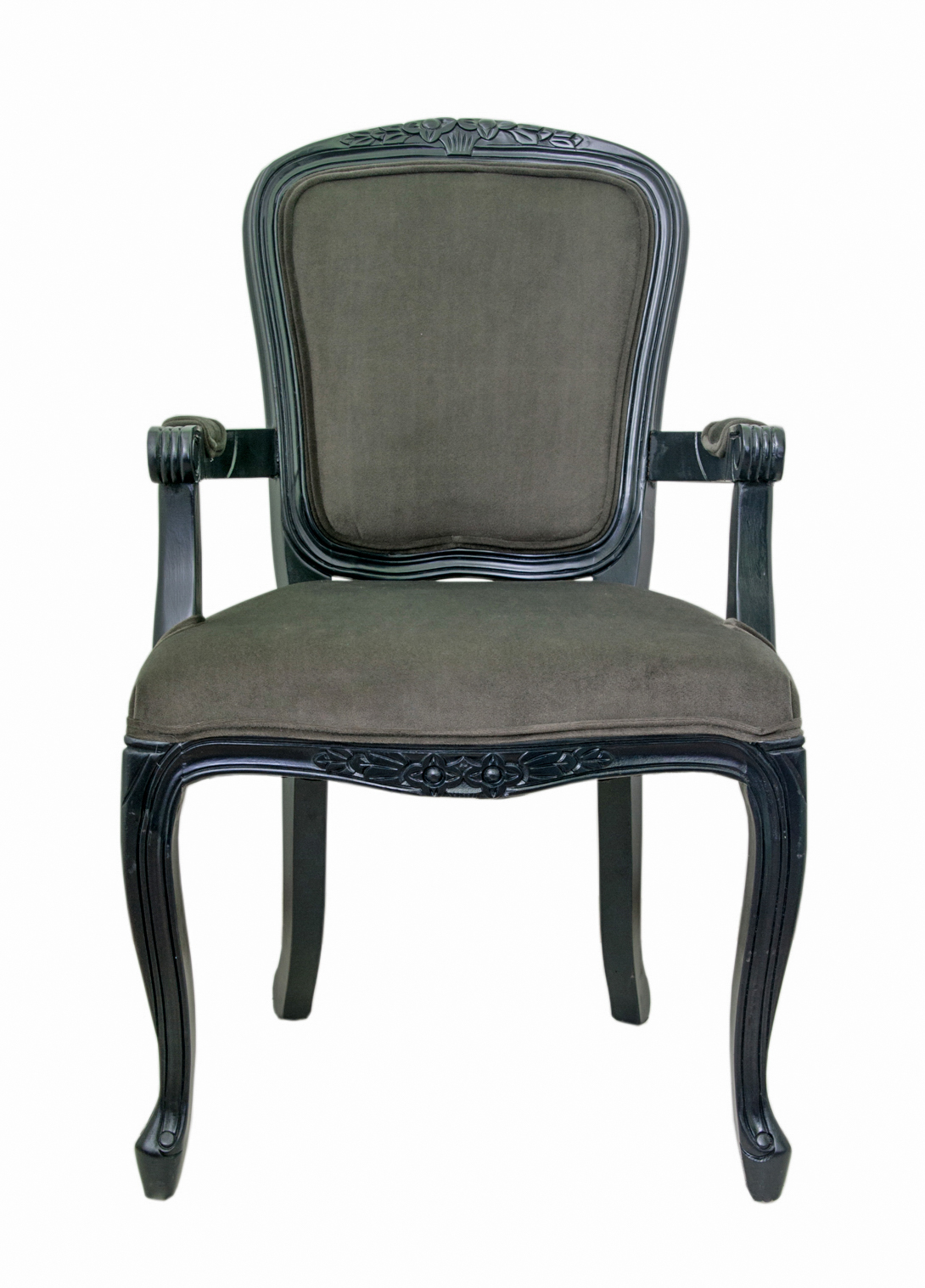 Мягкий стул с подлокотниками Gran Arm Grey