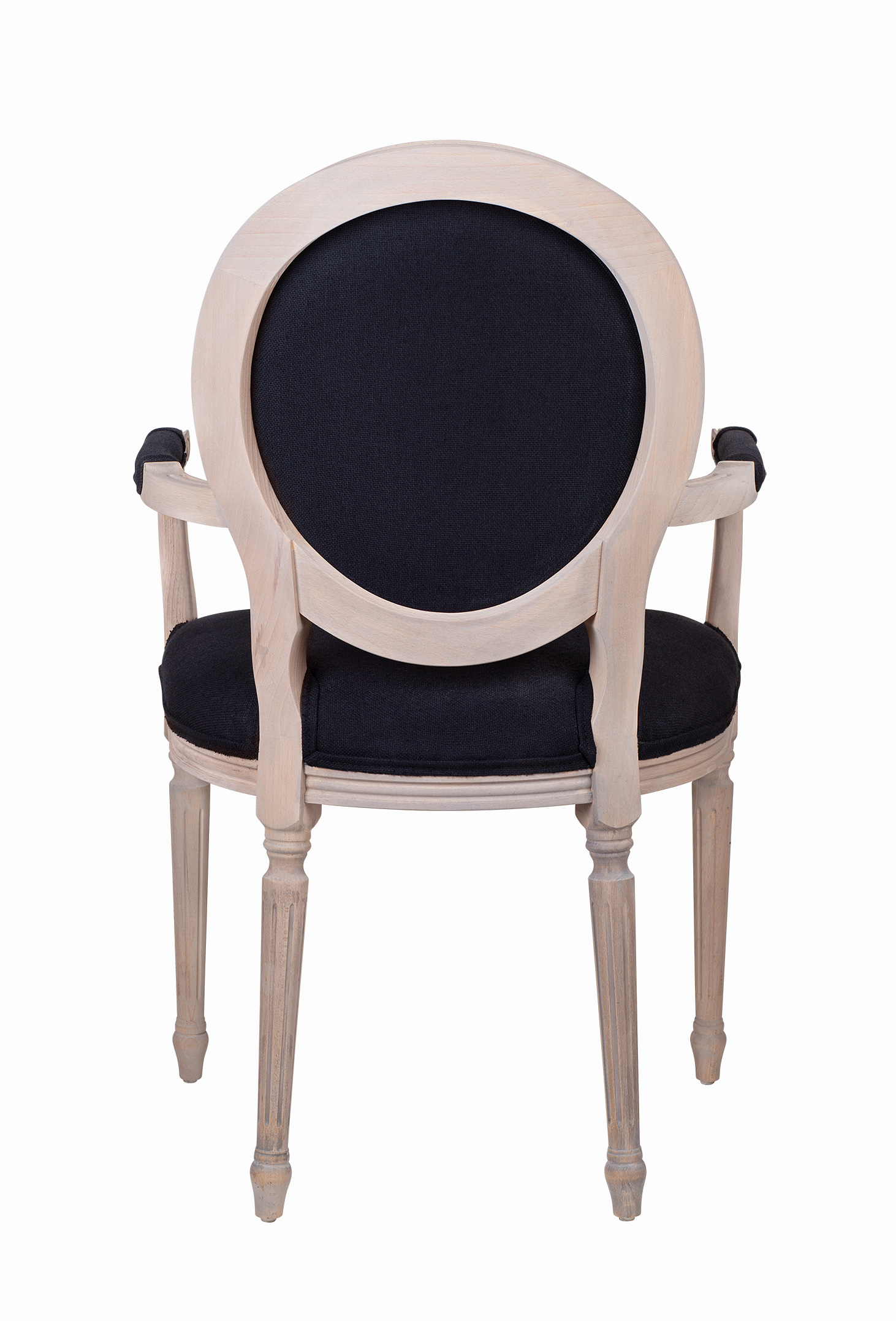 Мягкий стул с подлокотниками Delo Arm Black