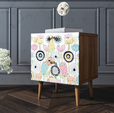 Тумбочка прикроватная с двумя ящиками "Berber"