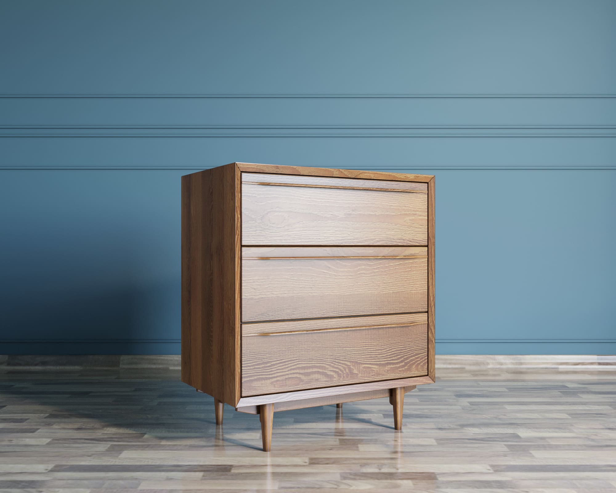 Комод с ящиками в Скандинавском стиле "Bruni" на три ящика