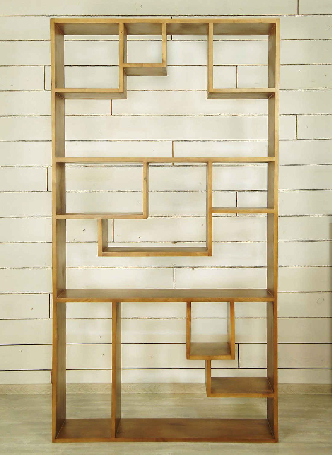 Открытый стеллаж массив дерева в стиле Лофт «Aquarelle Birch»