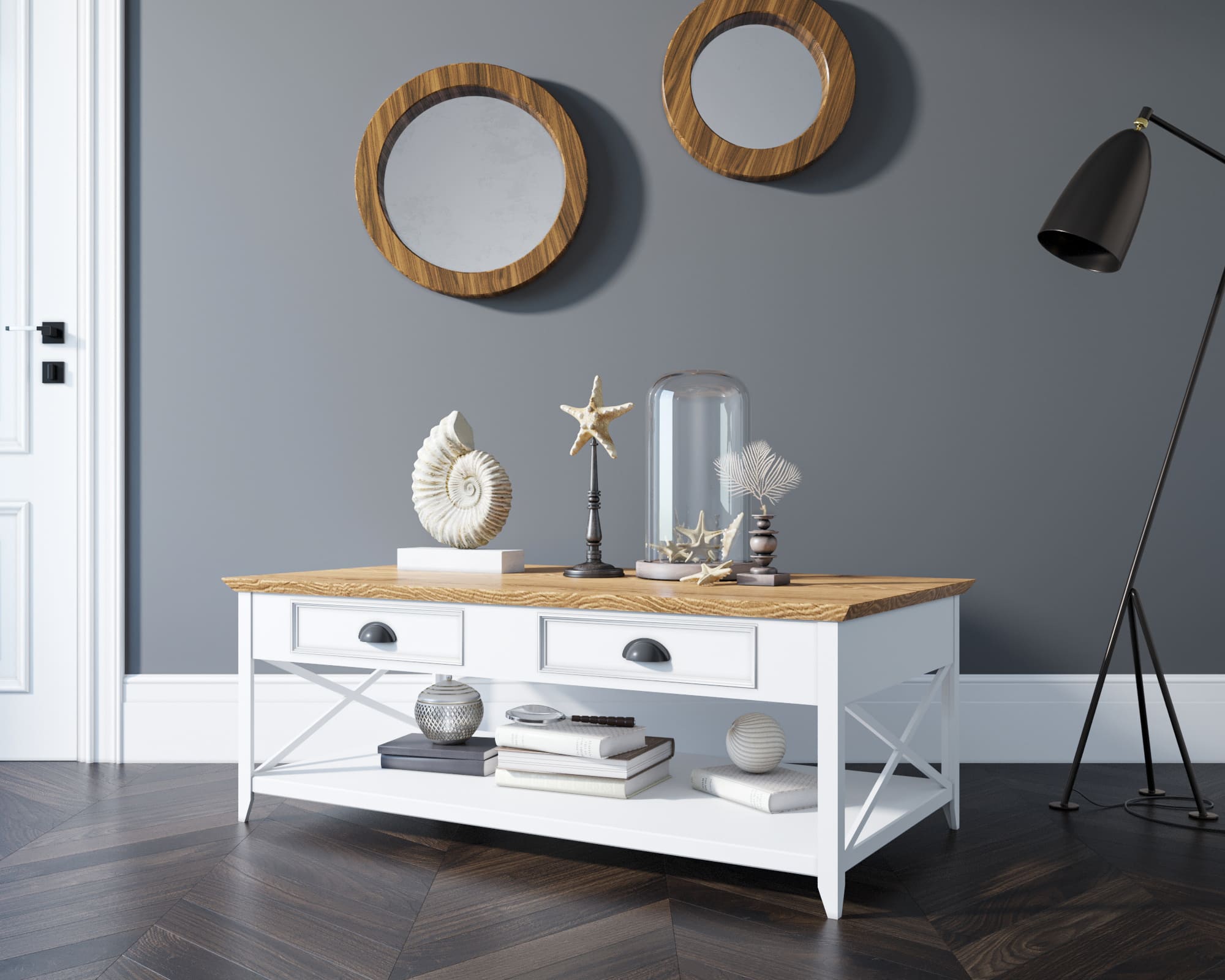 Стол журнальный мдф "Palermo" с ящиками