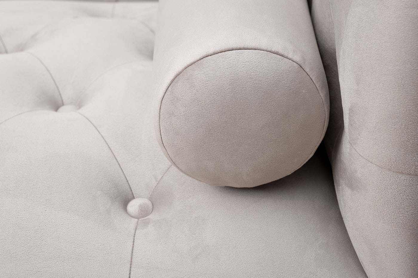 Диван Sanremo трехмест. велюр св.серый Colt030 201*86*74см