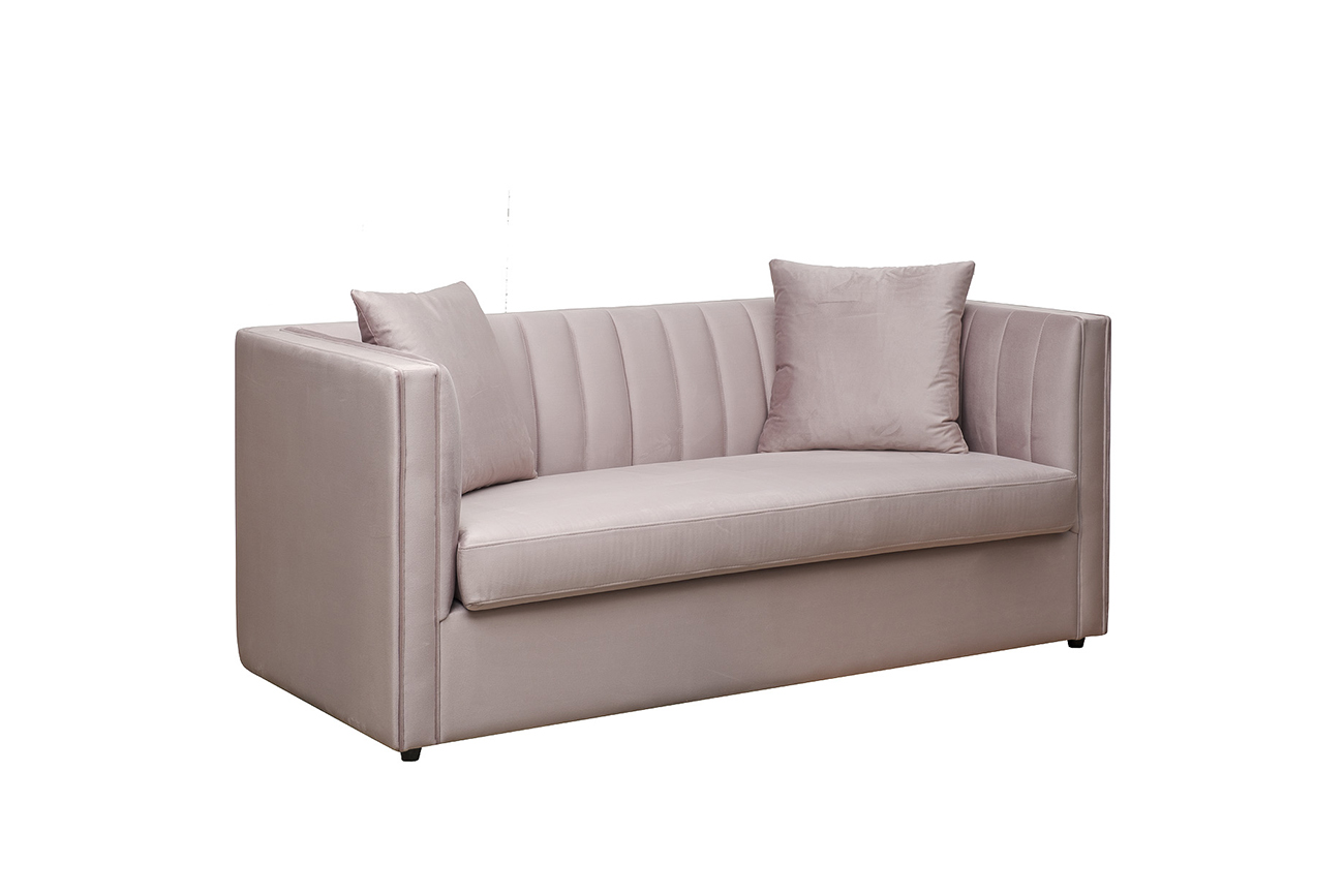 Диван Paolo двухместн.раскл. велюр беж. Colt1001 182*90*78см,2 под.
