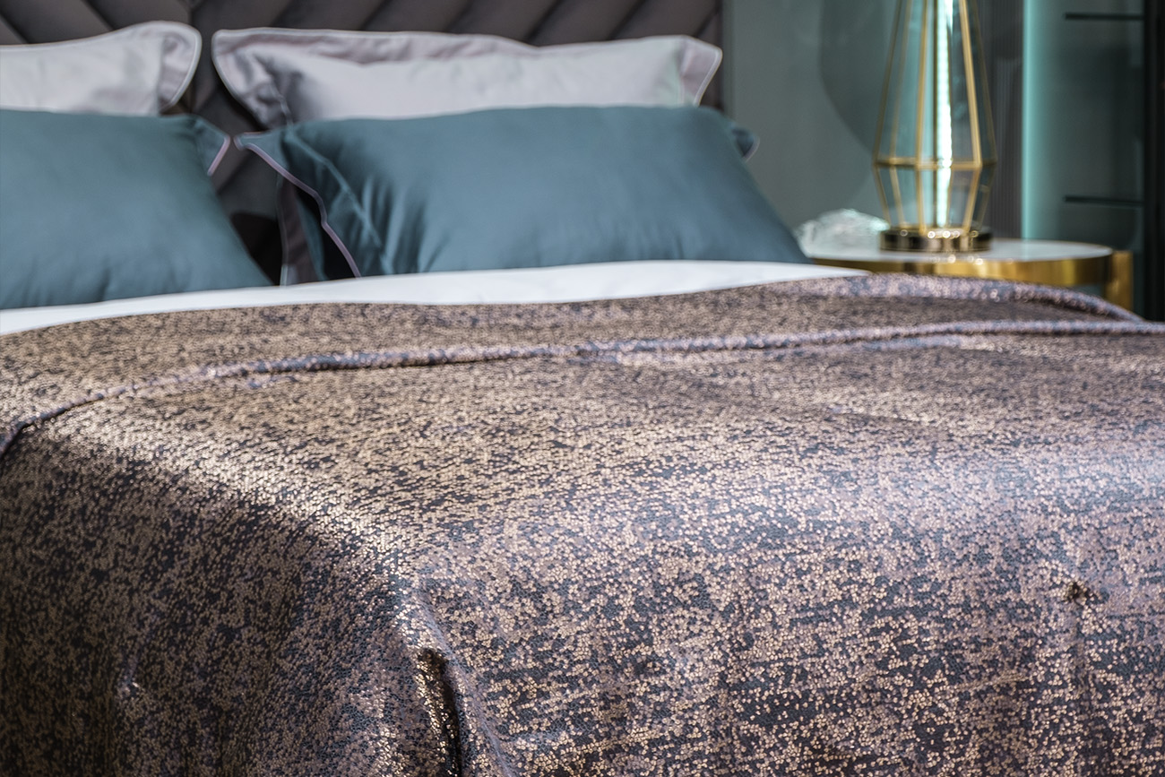 GD-TEL04-POKR BRONZ Покрывало BARI бронзовое