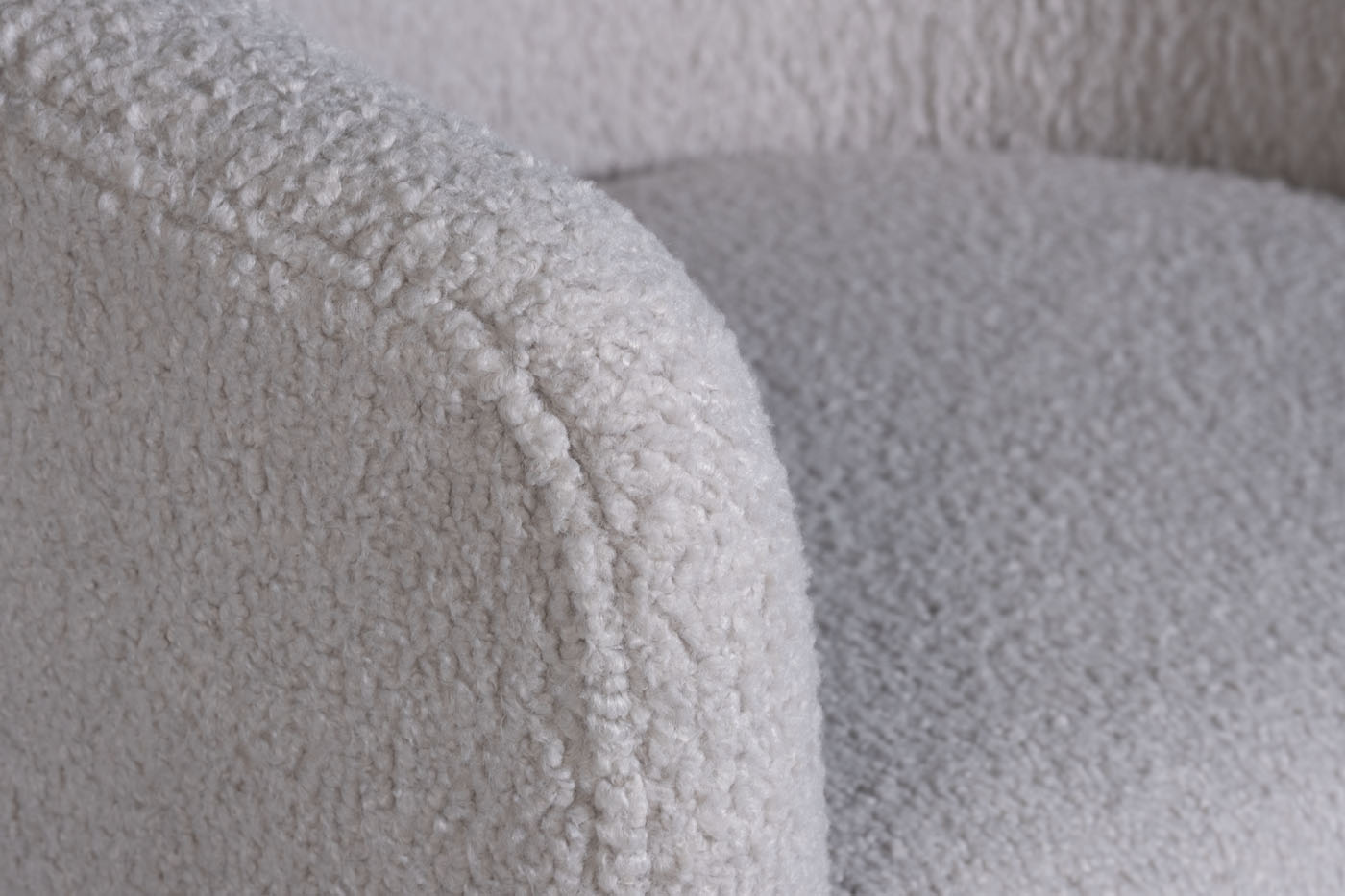 48MY-KRES-2841 SER Кресло вращающееся, иск. каракуль серый