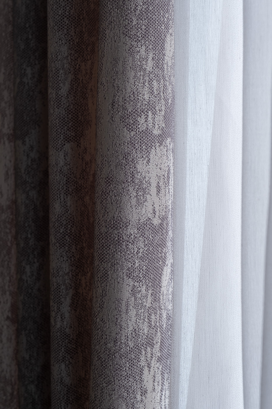 121GD-HOUST100-PORT SER Портьера HOUSTON серая