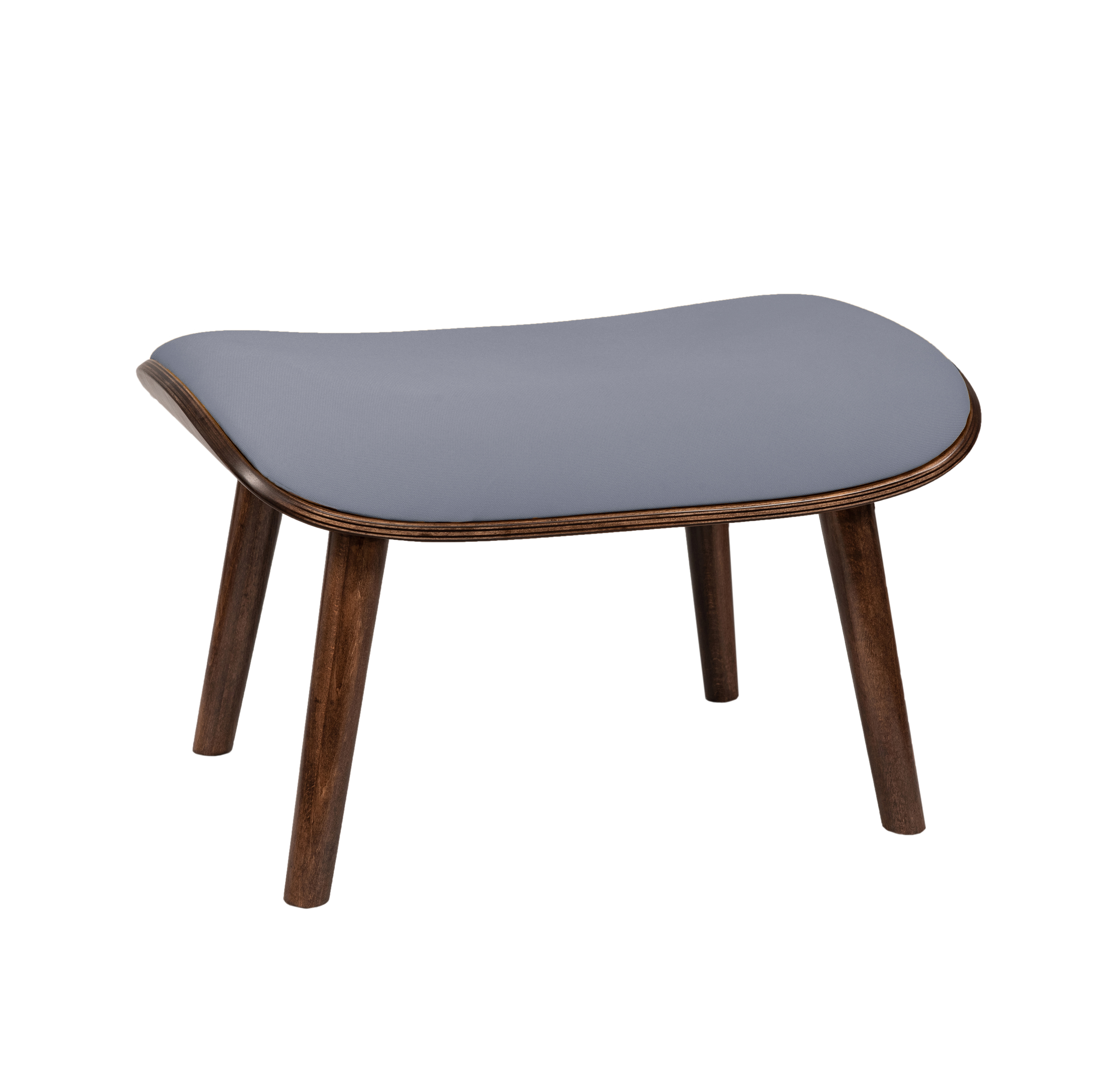 пуф Конда Фреш 12 светло-серый каркас Орех