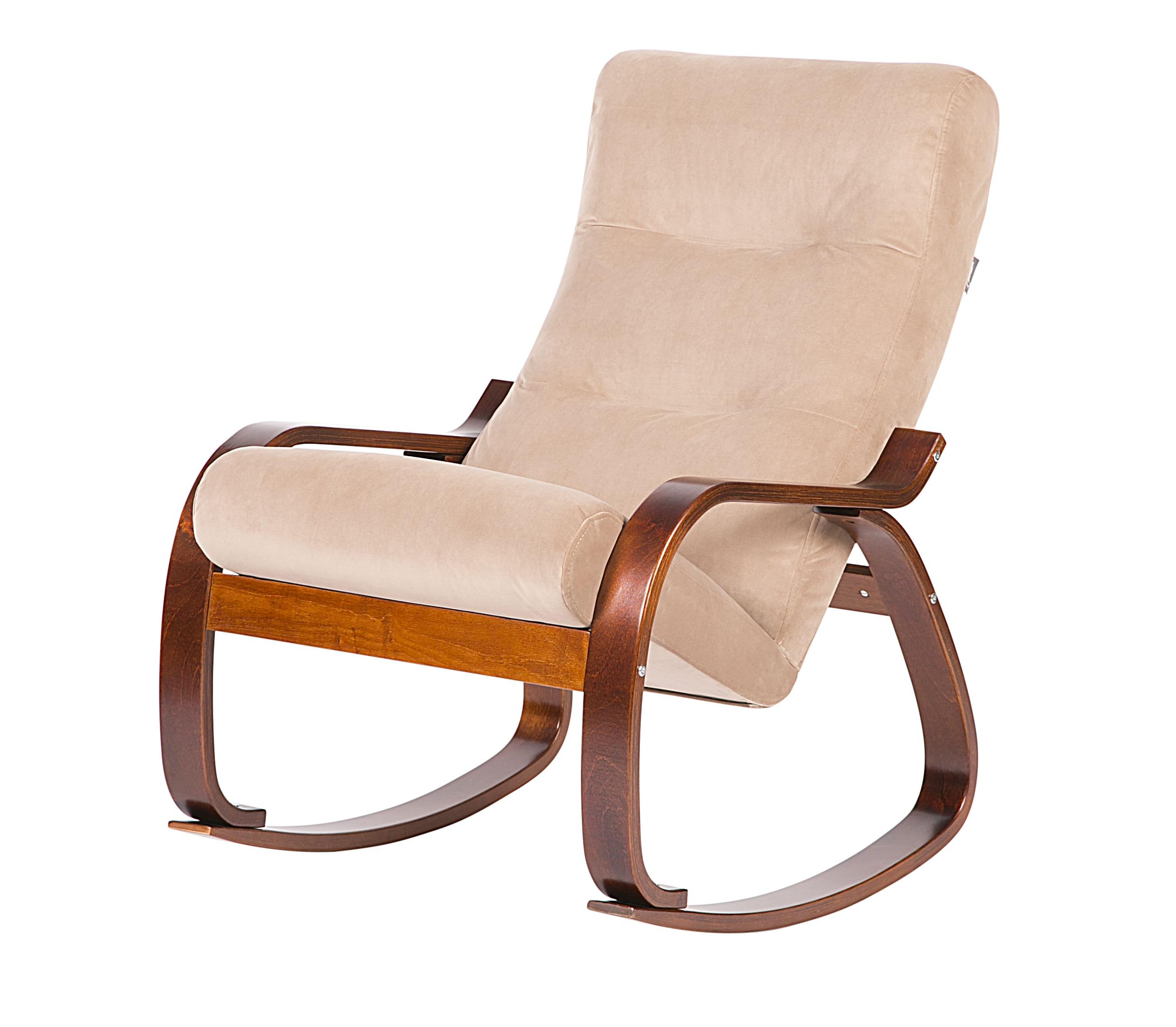 кресло-качалка Гарда Перламутр каркас Вишня