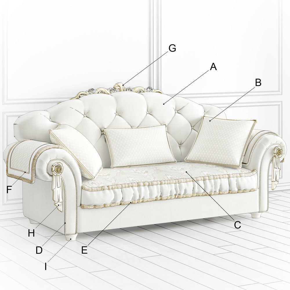 Диван трёхместный раскладной D403C-20-03