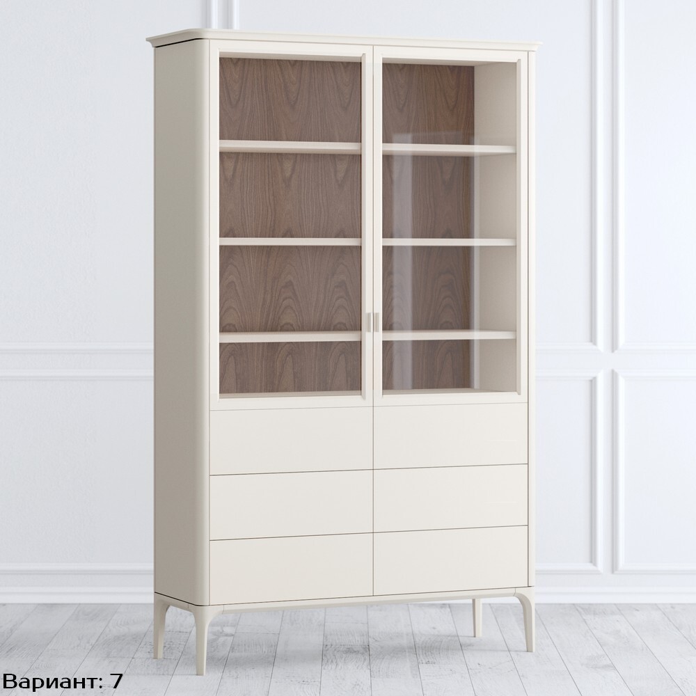 Шкаф книжный 6 ящиков Pr022DT-bosco