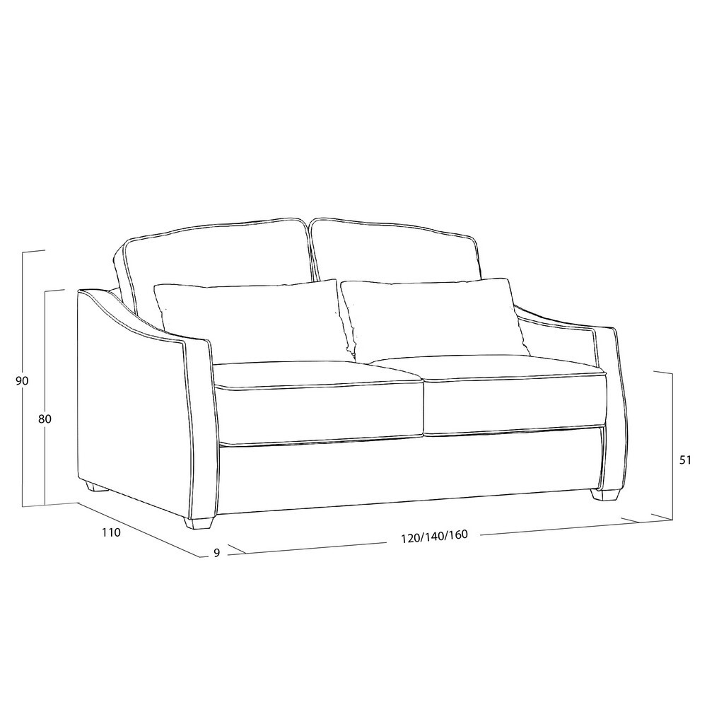 Диван Infante DIf-I-160-K03-KaB03-0410