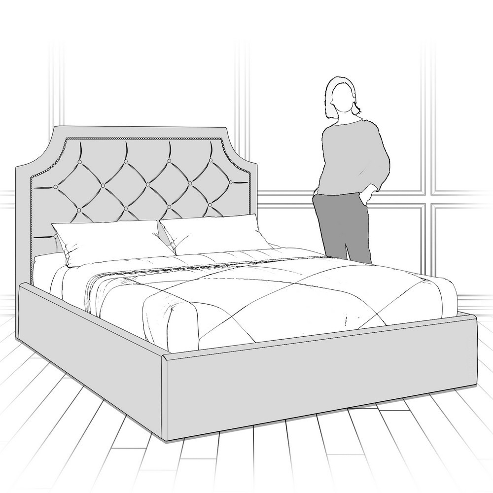 Кровать с подъемным механизмом K09Y-1200-N-B13