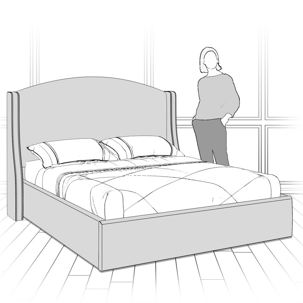 Кровать с подъемным механизмом K10-1200-N-0374