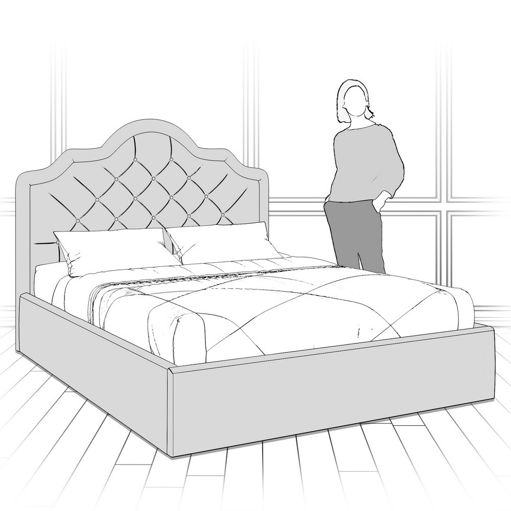 Кровать с подъемным механизмом K05Y-1400-B08