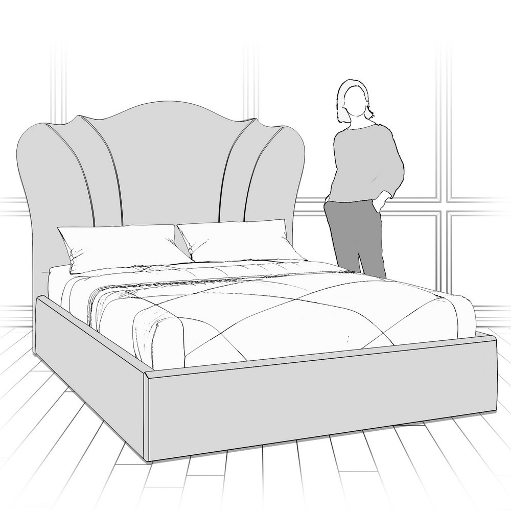 Кровать с подъемным механизмом K60-1200-B15