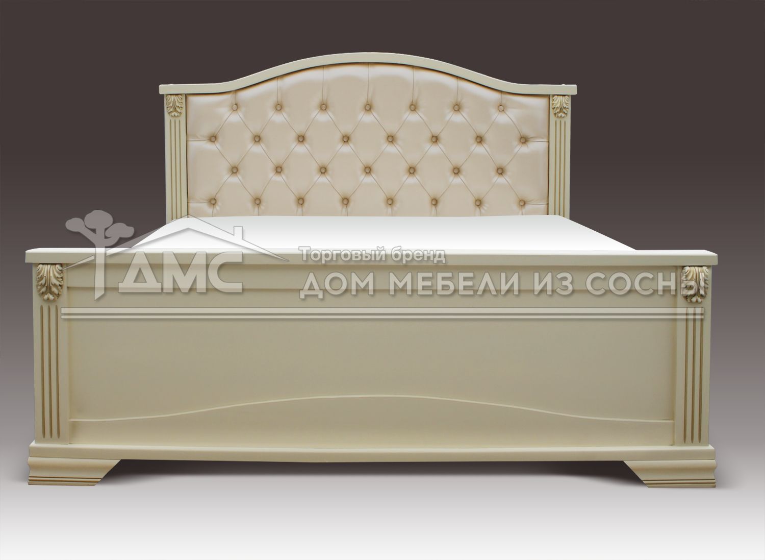 Кровать Кливия с мягкой спинкой 1600х2000
