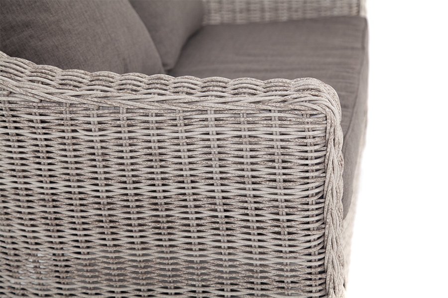 "Копаннини" диван из искусственного ротанга двухместный, цвет бежевый