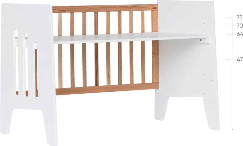 Кроватка-стол Mia НИК 6 б/д (распродажа складских остатков)