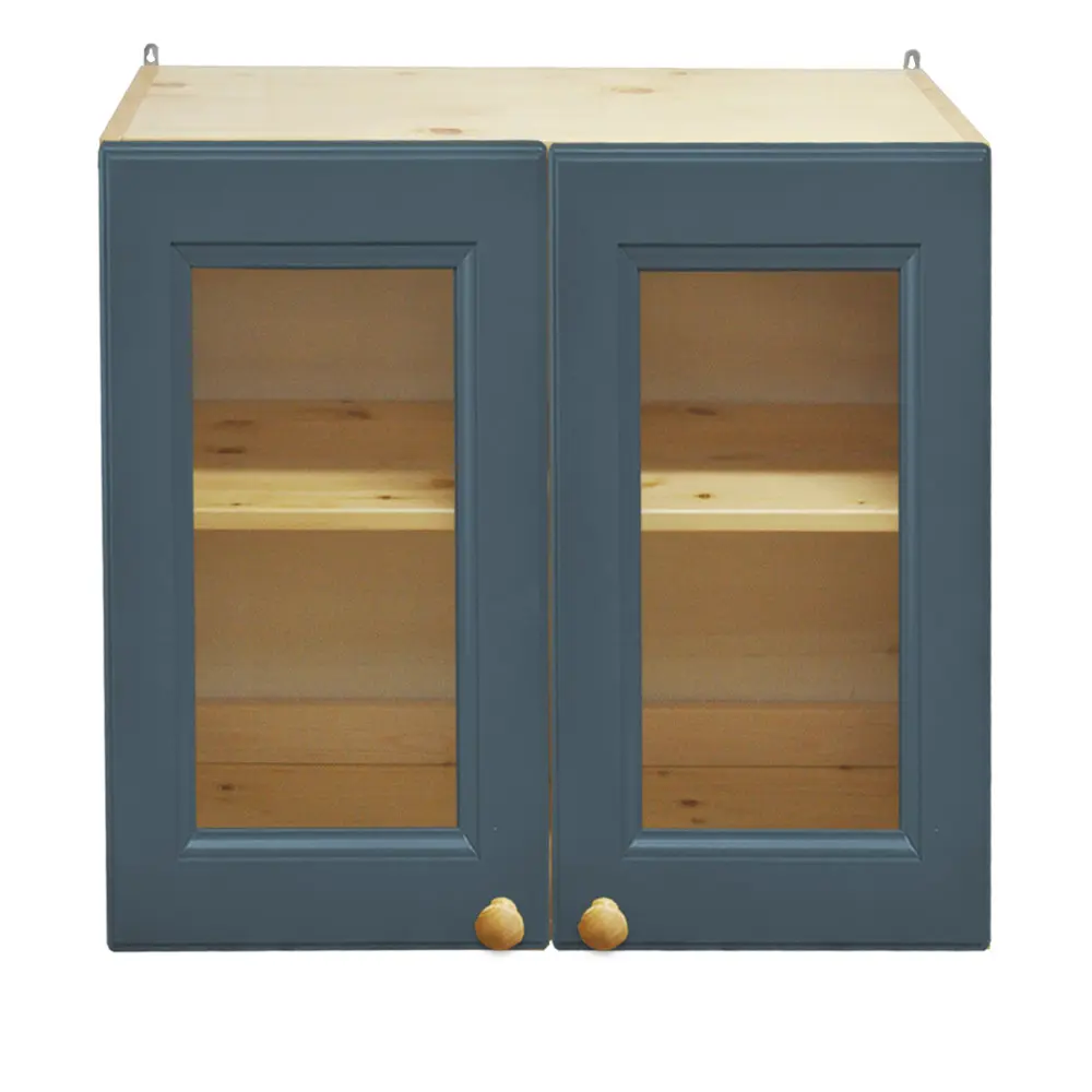 Шкаф настенный со стеклом Весури арт. 281 морин